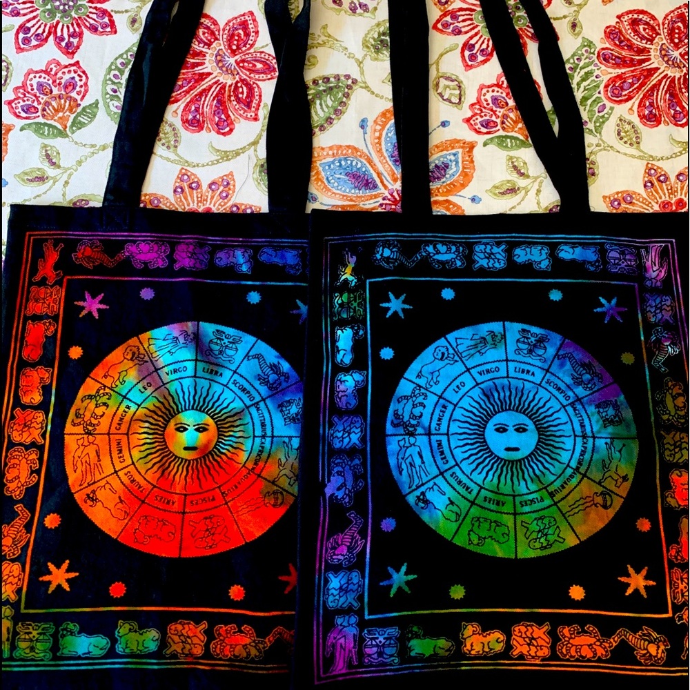 Tote Zodiac Tie Dye